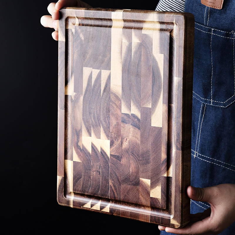 Premium Kitchen Household Parquet Solid Wood Cutting Board
