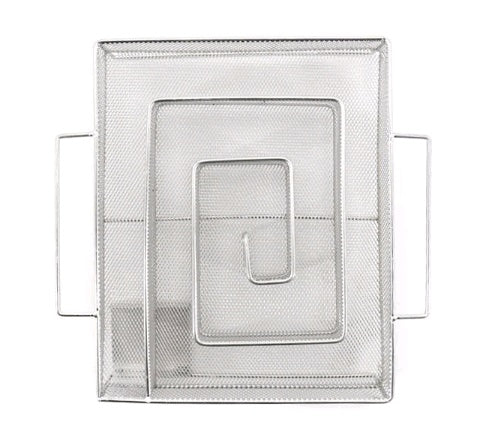 Multi-Purpose Stainless Steel Smoke Net Basket for BBQ & Filtration