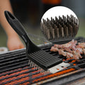 Heavy-Duty Barbecue Grill Brush with Steel Wire and Hanging Handle
