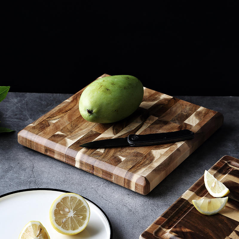 Premium Kitchen Household Parquet Solid Wood Cutting Board
