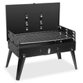 16.7x10x17.7in Foldable BBQ Suitcase Grill – Portable Charcoal Grill Shelf for Outdoor Camping, Picnics & Garden Grilling