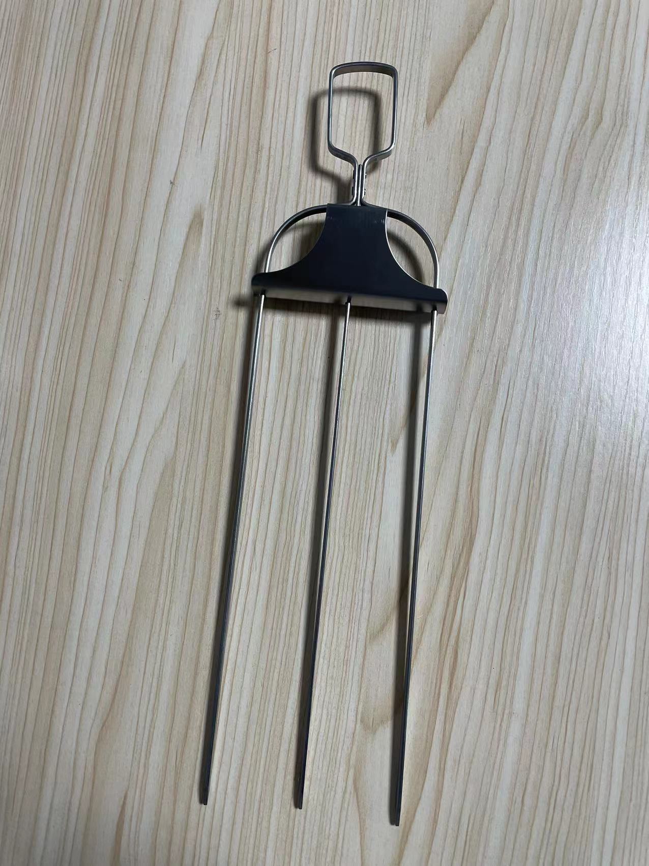 Stainless Steel Char Siu Barbecue Fork – Outdoor Portable Grill Utensil