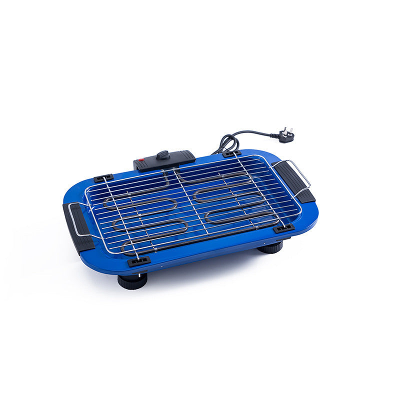  Multi-Function Electric Grill for Home | 1300–2000W Household Flat Bakeware Oven with Thermostat Control – EU/UK Plug
