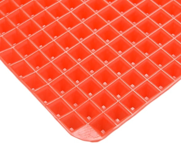 Non-Stick Silicone Pyramid Baking Mat – Heat-Resistant BBQ Cooking Grid for Oven & Microwave Use
