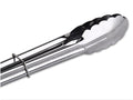 Plum-Shaped Stainless Steel BBQ Steak Tongs – Mirror Polished Food Clamp
