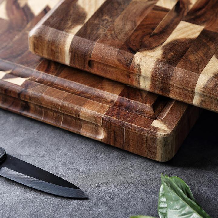 Premium Kitchen Household Parquet Solid Wood Cutting Board
