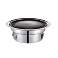 Korean Non-Stick Stainless Steel BBQ Grill with Charcoal Tray