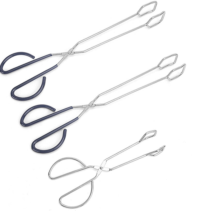 Heavy-Duty Stainless Steel & Carbon Steel Charcoal and Food Clip for BBQ Grilling