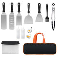 Cooking Shovel BBQ Shovel Teppanyaki Tool Set – Stainless Steel Grill Combination Kit (6pcs to 45pcs)