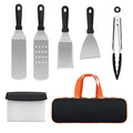 Cooking Shovel BBQ Shovel Teppanyaki Tool Set – Stainless Steel Grill Combination Kit (6pcs to 45pcs)