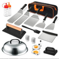 Cooking Shovel BBQ Shovel Teppanyaki Tool Set – Stainless Steel Grill Combination Kit (6pcs to 45pcs)