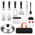 Cooking Shovel BBQ Shovel Teppanyaki Tool Set – Stainless Steel Grill Combination Kit (6pcs to 45pcs)