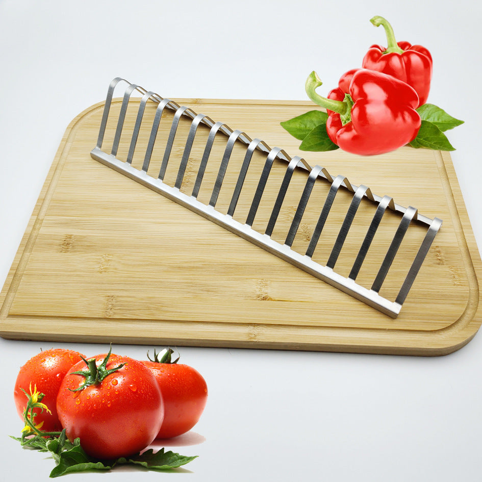  Portable Triangle BBQ Grill – Stainless Steel Outdoor Cooking Tool for Picnic & Home Use
