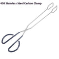 Heavy-Duty Stainless Steel & Carbon Steel Charcoal and Food Clip for BBQ Grilling