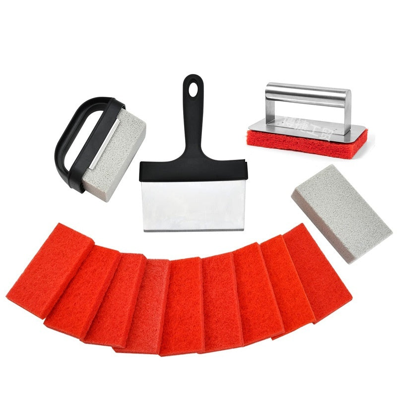 15-Piece BBQ Grill Cleaning Tool Set – Multi-Functional Grill Decontamination Kit
