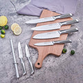 15-Piece Kitchen Knife Set with Wooden Block – German Stainless Steel Knives for Home & Professional Use
