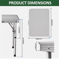 NEW FOLDING CAMPING TABLE ALUMINIUM PICNIC PORTABLE ADJUSTABLE PARTY BBQ OUTDOOR
