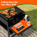 3-in-1 Silicone Grill & Oven Tool Mat – Side Shelf Protector, Griddle Rest, Roasting Pan Pad