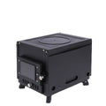 Portable Black Stainless Steel Outdoor Wood Charcoal Stove