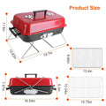 Portable Charcoal Grill with Lid – Lightweight & Foldable
