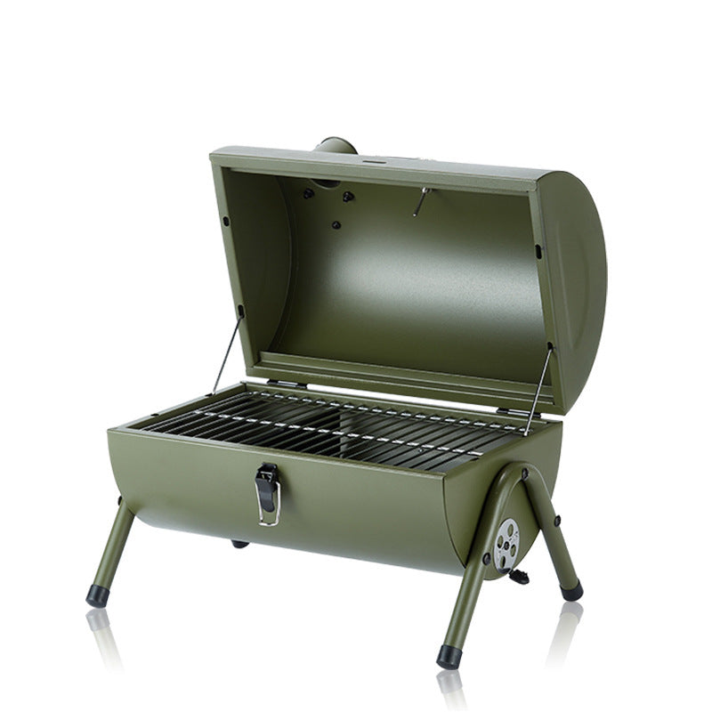 Military-Style Portable Outdoor Charcoal Grill