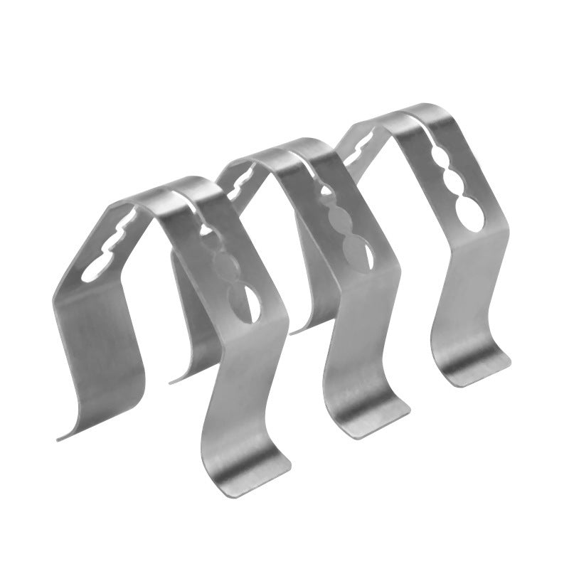Stainless Steel Grill Thermometer Probe Clip (1–6 Pieces)
