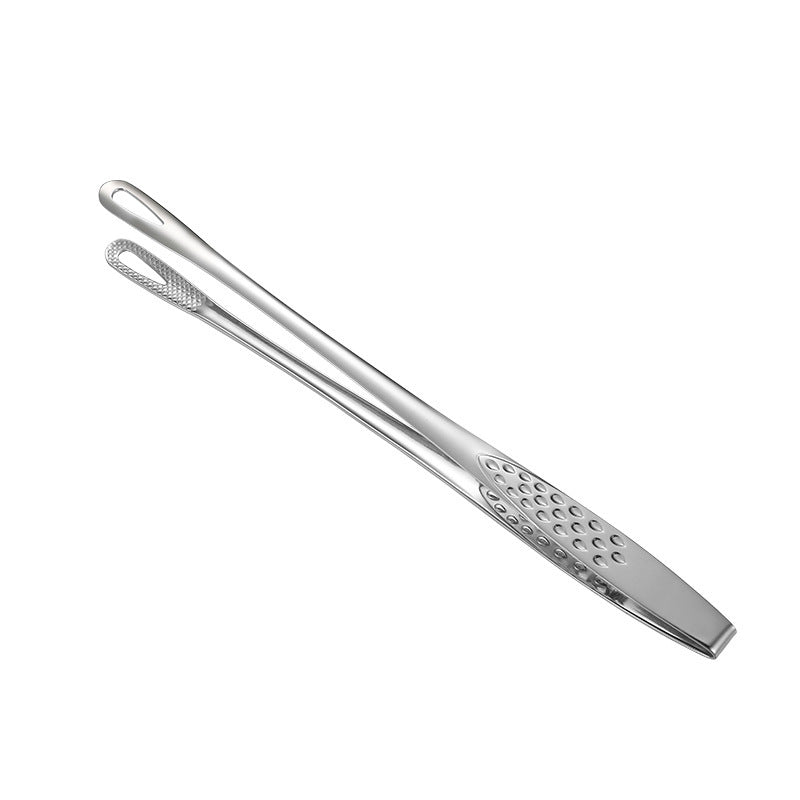 Premium 304 Stainless Steel Japanese BBQ Tongs – 24cm Barbecue Clip