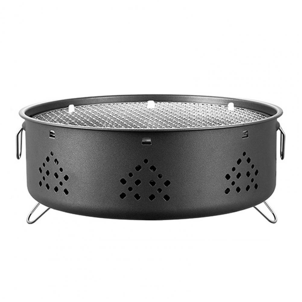Detachable Stainless Steel Portable Campfire Grill for Outdoor BBQ, Camping & Picnics