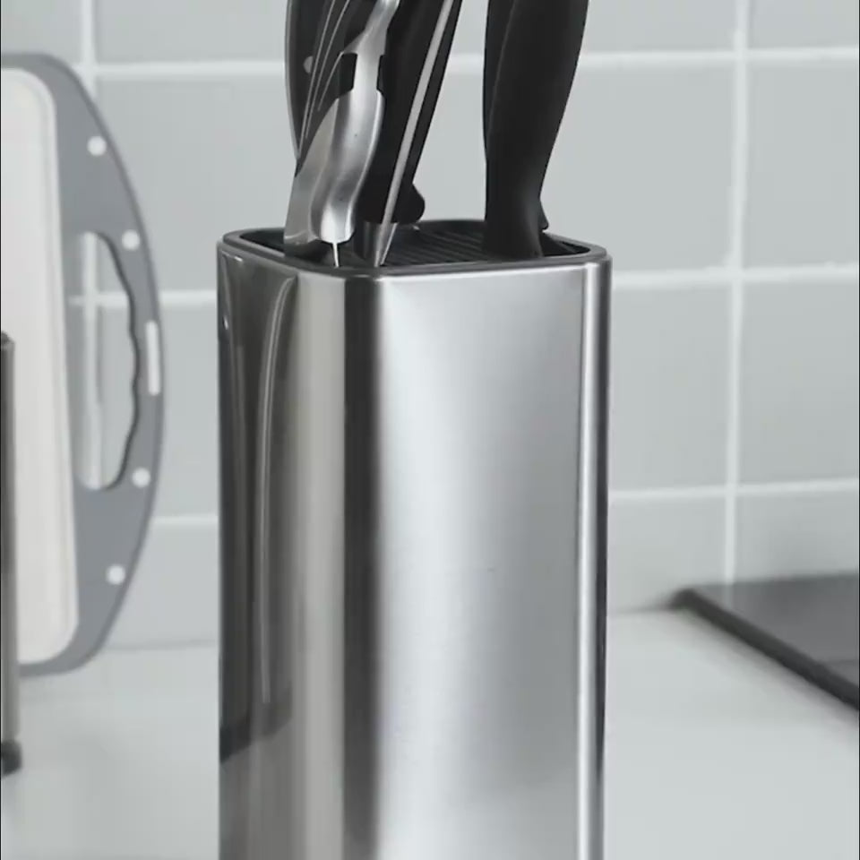 Drainable Knife Chopping Board Holder | Multi-Layer Chopper Storage Rack


