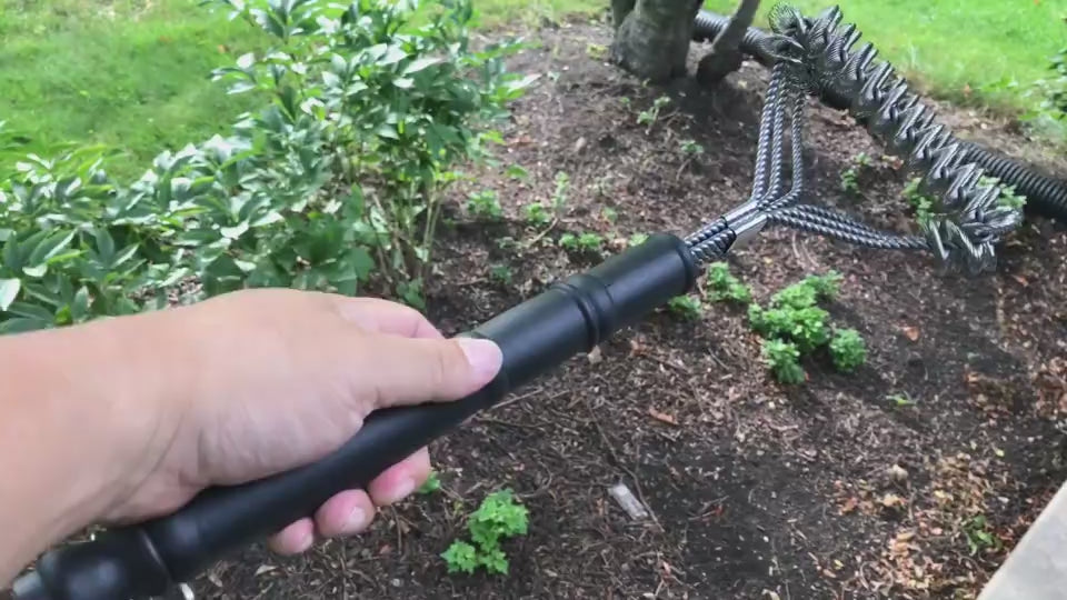 Barbecue Grill BBQ Brush Clean Tool Stainless Steel Wire Bristles Non-stick Cleaning Brushes